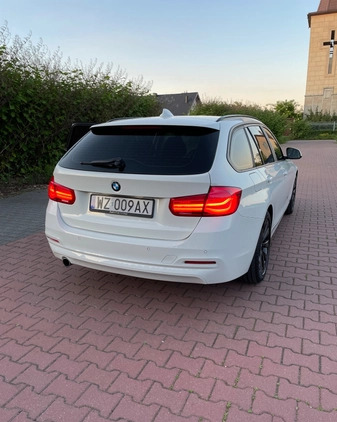 BMW Seria 3 cena 74900 przebieg: 106500, rok produkcji 2018 z Warszawa małe 67